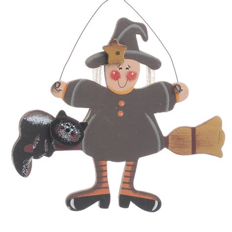 Witch ornament for halloween tree